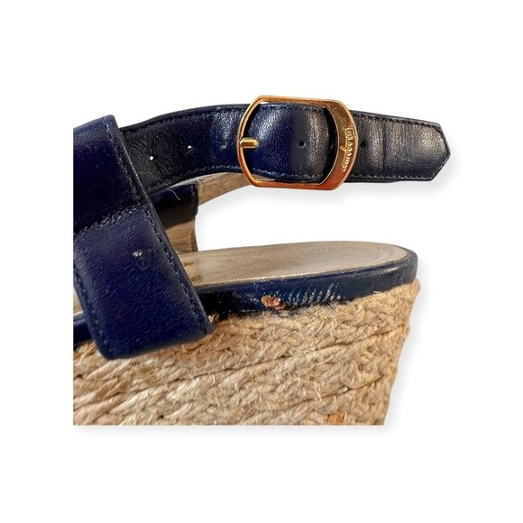 Vintage Salvatore Ferragamo Espadrille Wedge Sandals, Sie 7B, 80s-90s - Picture 11 of 12